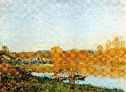 Banks of the Seine near Bougival Alfred Sisley